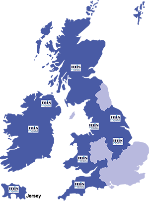 MIS Emergency Systems Coverage Map